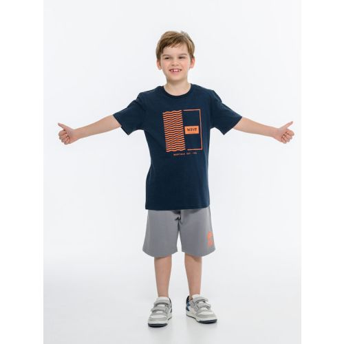 Παιδικό σετ για αγόρια με t-shirt, αμάνικο tank top και μακριά βερμούδα 3τμχ 1261-755399-00423