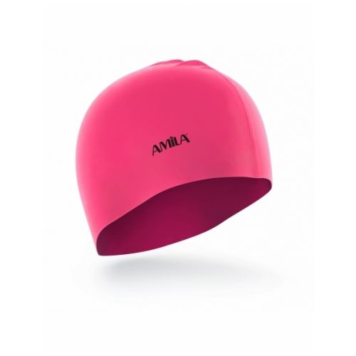 Σκουφάκι Κολύμβησης AMILA Basic Ροζ 47016