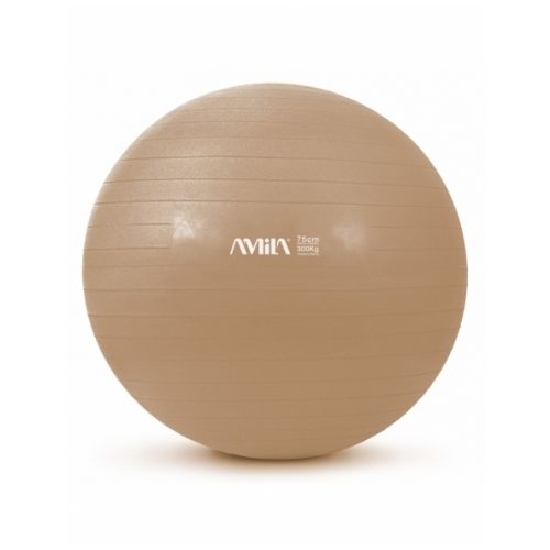 Μπάλα Γυμναστικής AMILA GYMBALL 75cm Χρυσή Bulk
