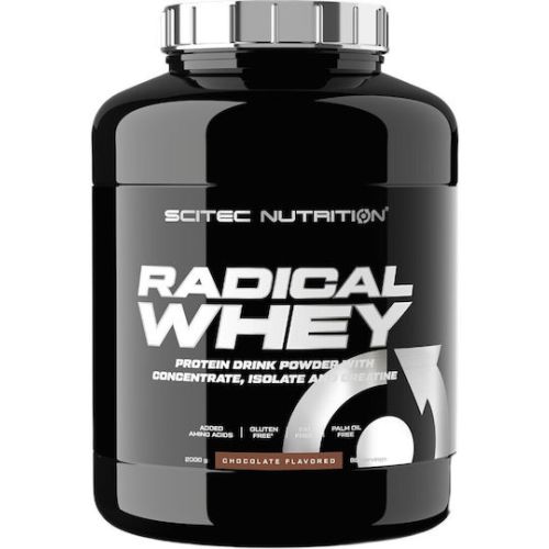 Scitec Nutrition Radical Whey με Κρεατίνη Chocolate 2kg