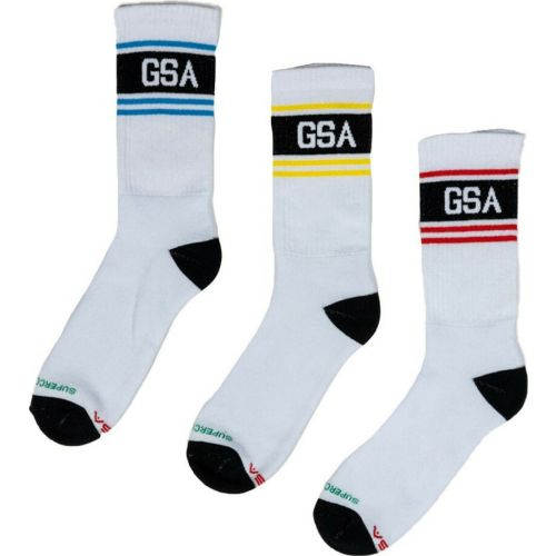 GSA Grew Full Cushion 811901-53 Λευκό 3 ζεύγη