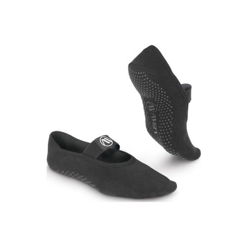 AMILA Κάλτσες για Yoga/Pilates Μαύρες 1 Ζεύγος No35-38