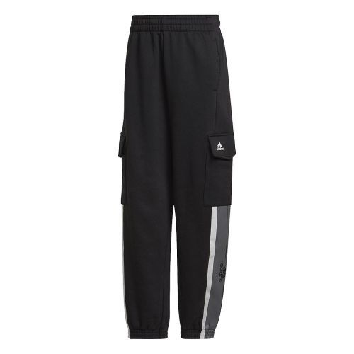 Essentials Pin Stripe Block Fleece Cargo Pants HL2110