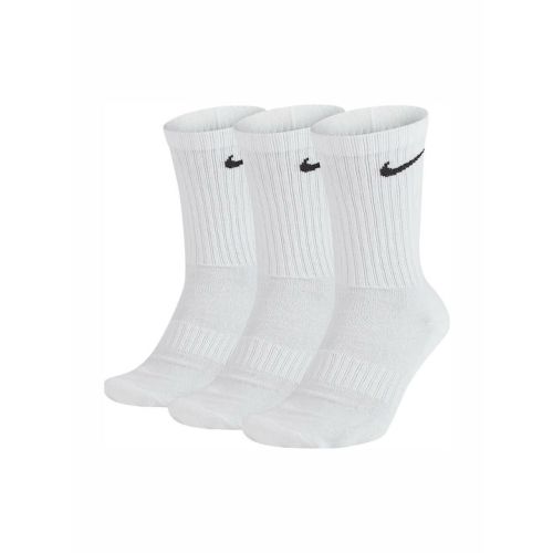 Nike Everyday Cushioned Αθλητικές Κάλτσες Λευκές 3 Ζεύγη SX7664-100