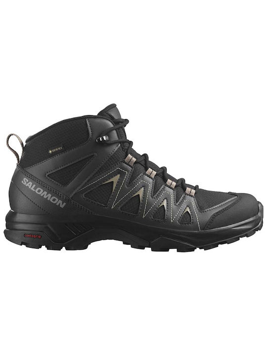 OUTDOOR SHOES X BRAZE MID GTX BLACK/PHANTM/VINKH 471748