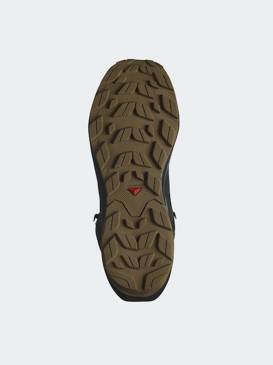 Salomon Elixir Tour Mid Ανδρικά Ορειβατικά Αδιάβροχα Μποτάκια Μαύρα